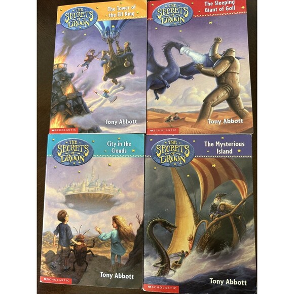 Secrets Of Droon Magic Time Travel Lot 4 PB Chapter Books 3, 4, 6, 9 Abbott - Picture 1 of 10